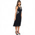 Illusion V Neck Crinkle Dress - DR725
